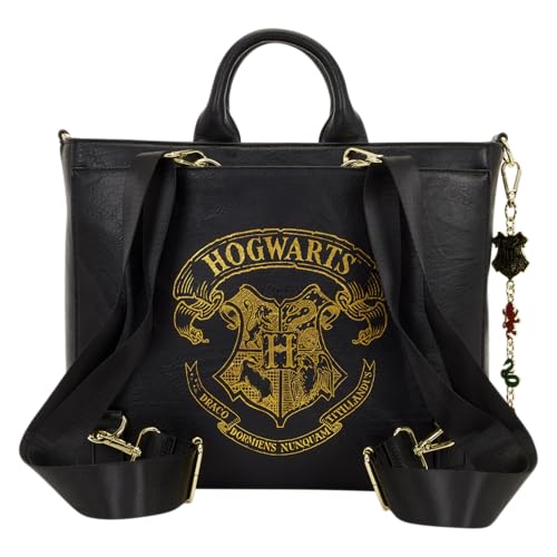 Loungefly Harry Potter Hogwarts Letter Convertible Backpack & Tote Crossbody Bag