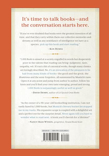 1,000 Books to Read Before You Die: A Life-Changing List