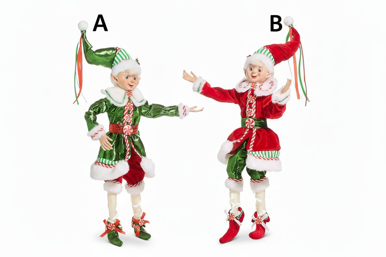 RAZ 16" Holiday Posable Elves **PREORDER**