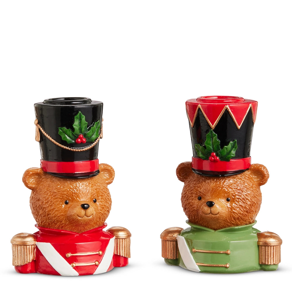 Toy Soldier Bear Candle Holders **PREORDER**