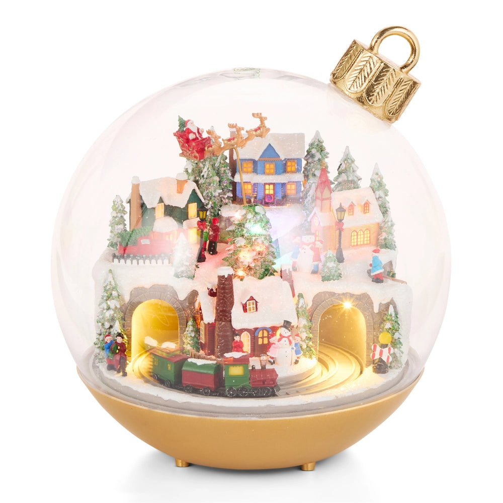 Animated and Musical Winter Town Scene **PREORDER**