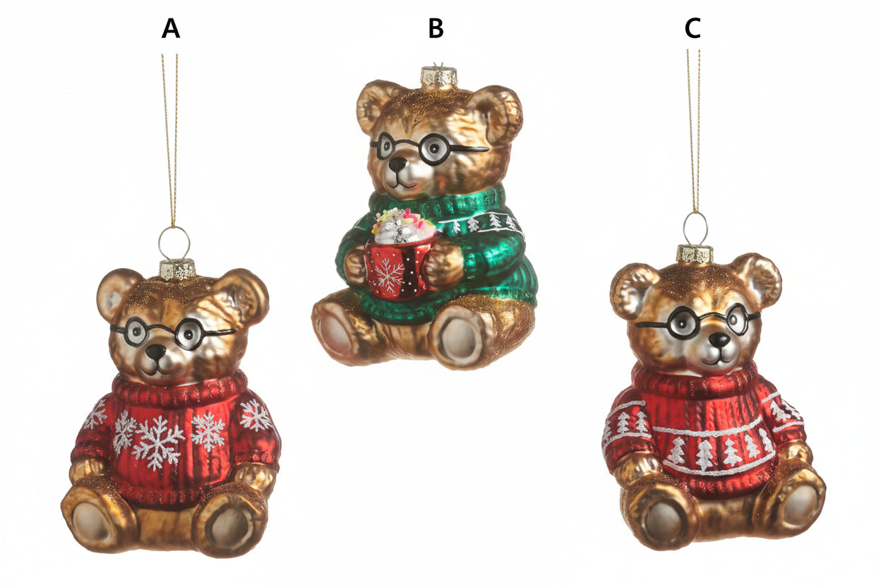 Beary Christmas Ornament **PREORDER**