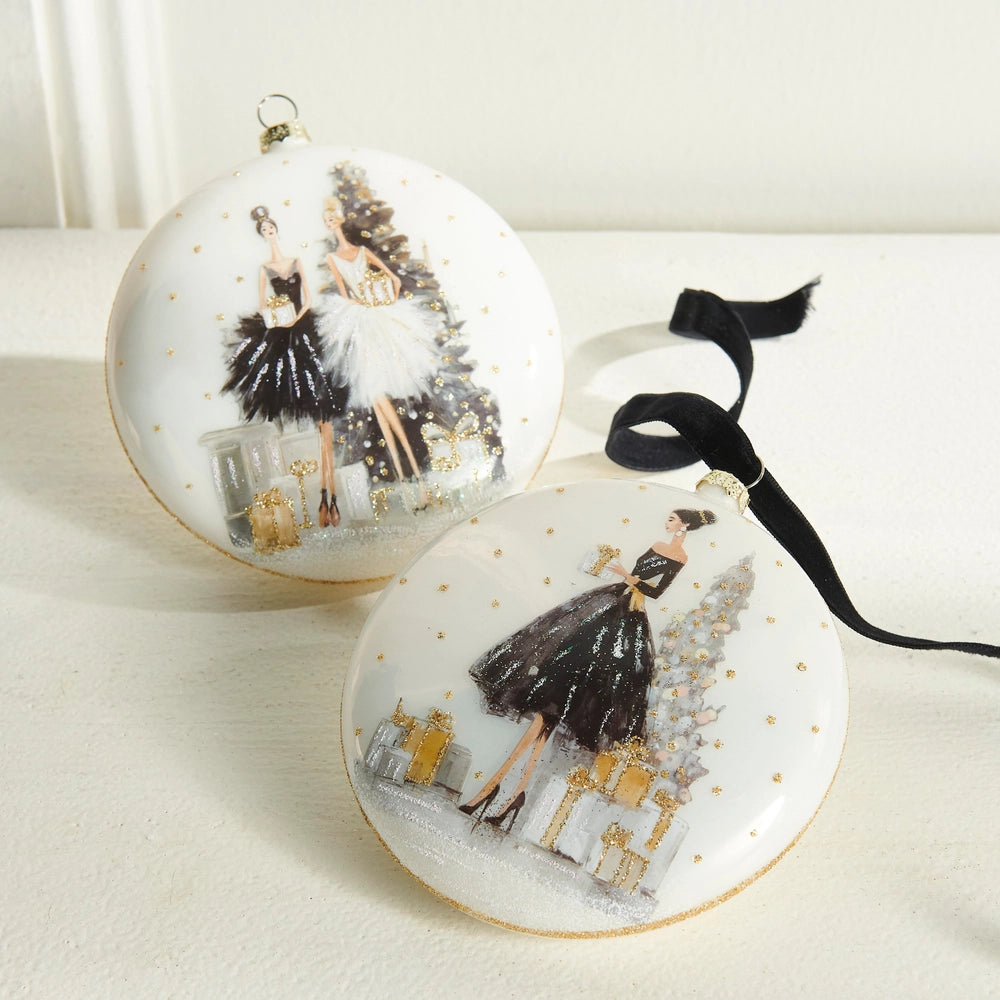 Moonlit Gala Disc Ornament