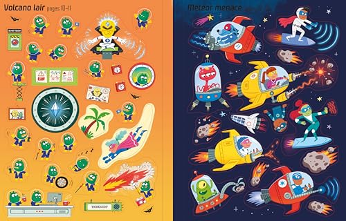 First Sticker Book Superheroes