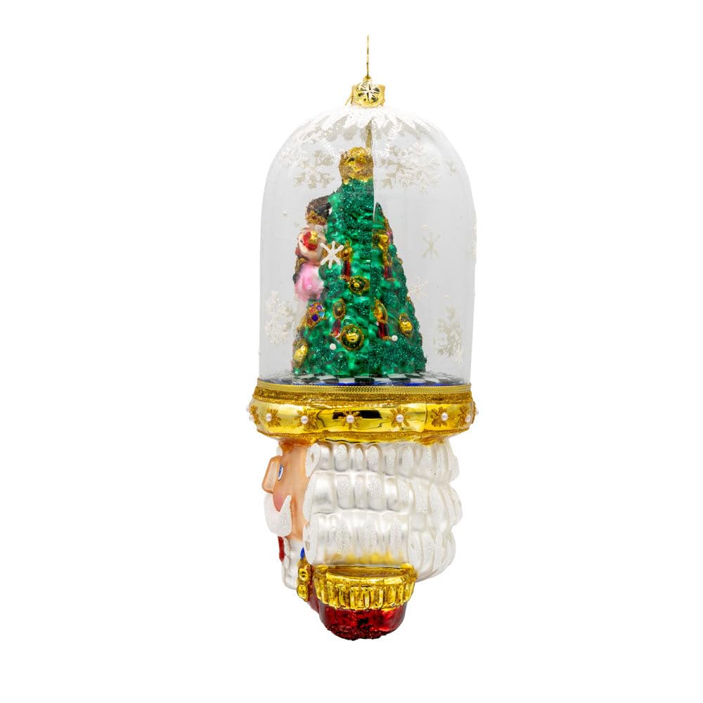 Christopher Radko Hand-Crafted European Glass Christmas Tree Decorative Ornament, Enchanted Guard