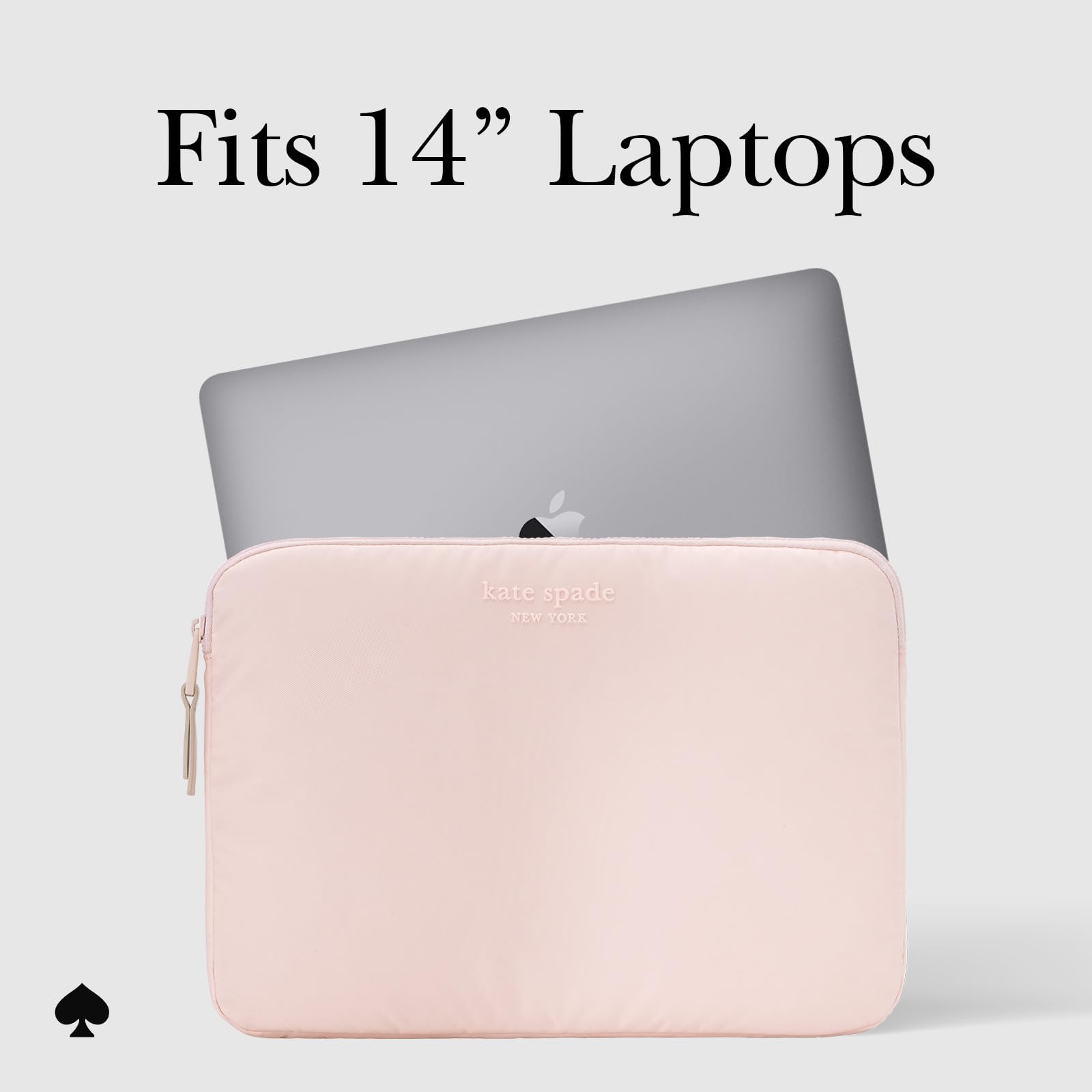 Kate Spade Puffer Laptop Sleeve 14 Inch - Chalk Pink