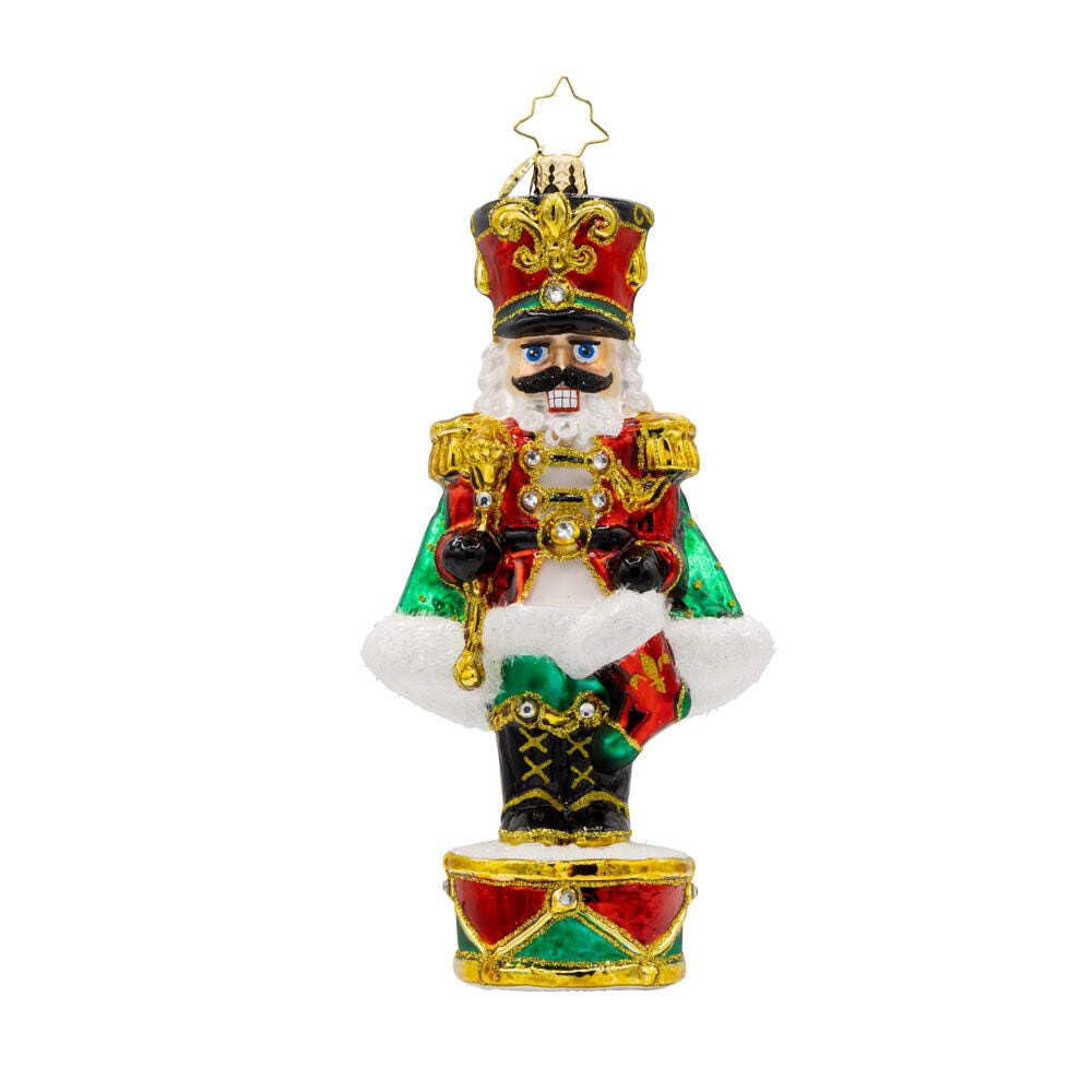 Christopher Radko Hand-Crafted European Glass Ornament- Golden Nobel Guardian