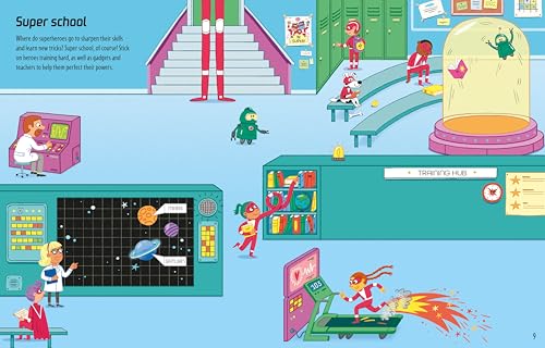 First Sticker Book Superheroes