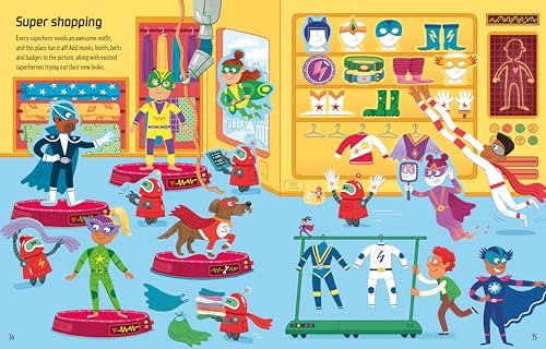 First Sticker Book Superheroes