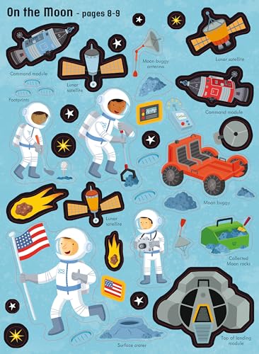 First Sticker Book Space: A Cosmic Sticker Activity Book Exploration of Planets, Rockets, and Astronauts