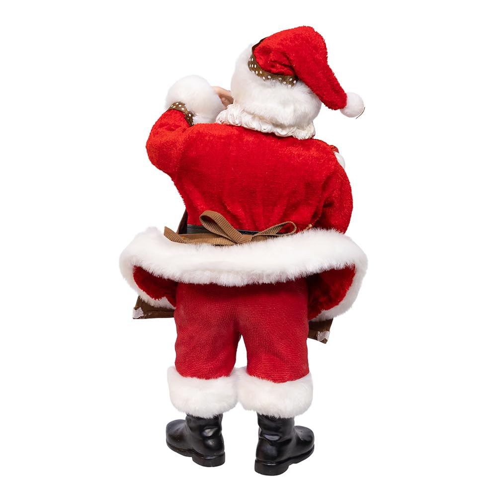 Fabriché™ Santa with Oversized I Love Coffee Cup & Creamer