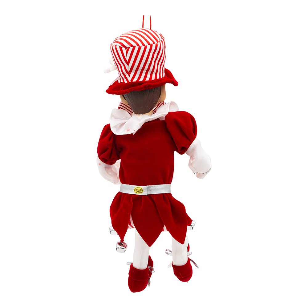 15-Inch Kringle Klaus Pepprmint Elf Ornament