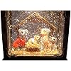 Roman Dog Lighted Nativity Lantern