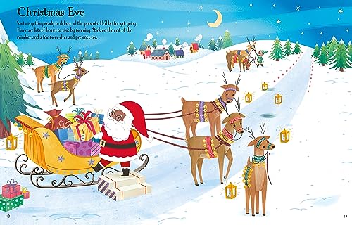 First Sticker Book Christmas: A Christmas Holiday Book for Kids