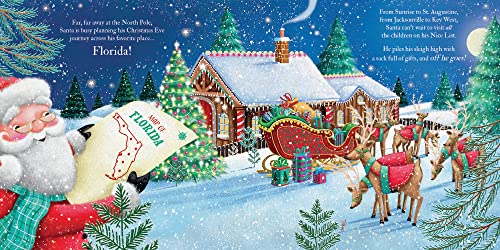'Twas the Night Before Christmas in Florida: A Twist on a Classic Christmas Tale and Fun Stocking Stuffer for Boys and Girls 4-8 (Night Before Christmas In)