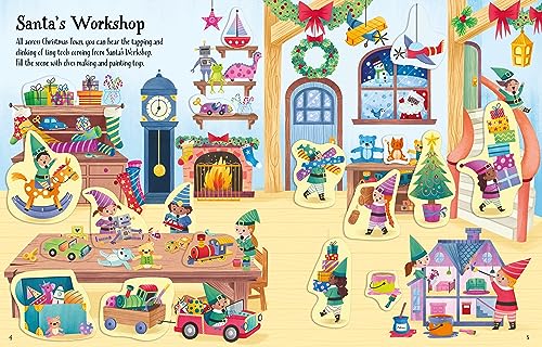 First Sticker Book Christmas: A Christmas Holiday Book for Kids