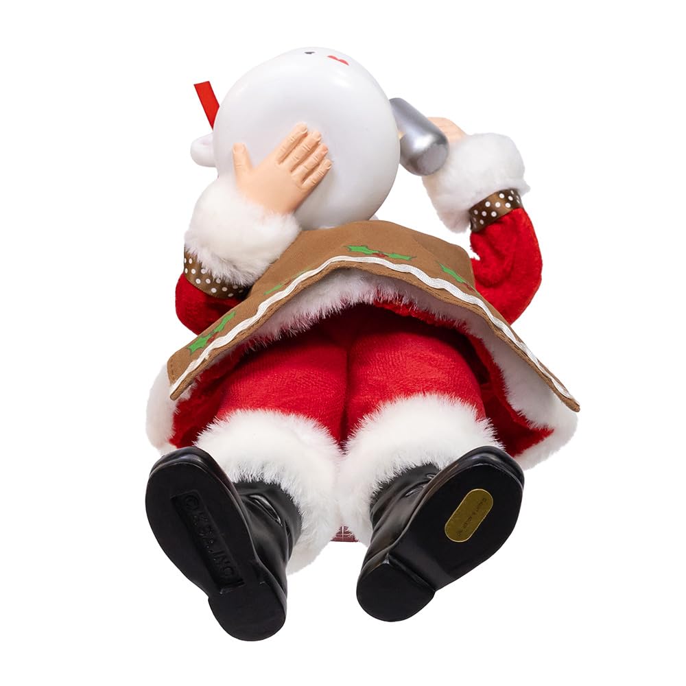 Fabriché™ Santa with Oversized I Love Coffee Cup & Creamer