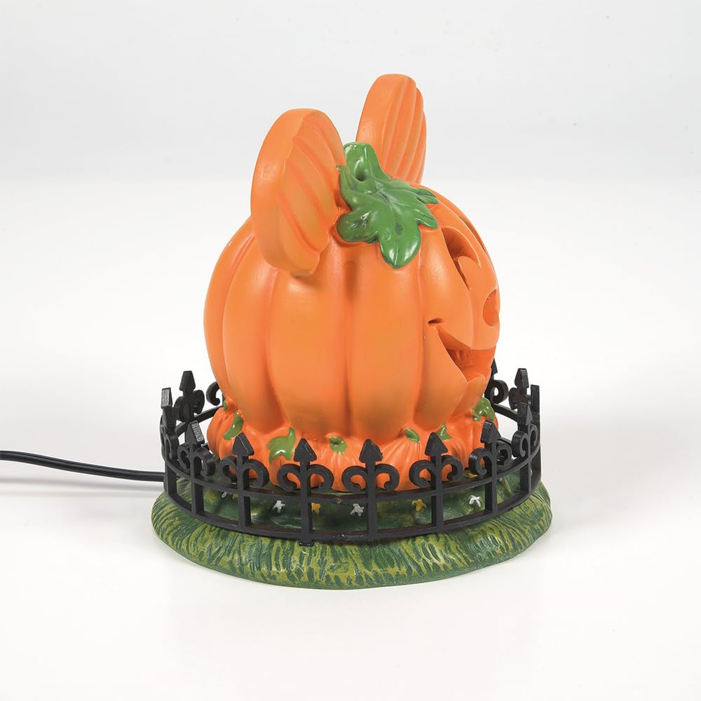 Disney Village Pumpkintown Mickey Mouse Town Center Lit Figurine