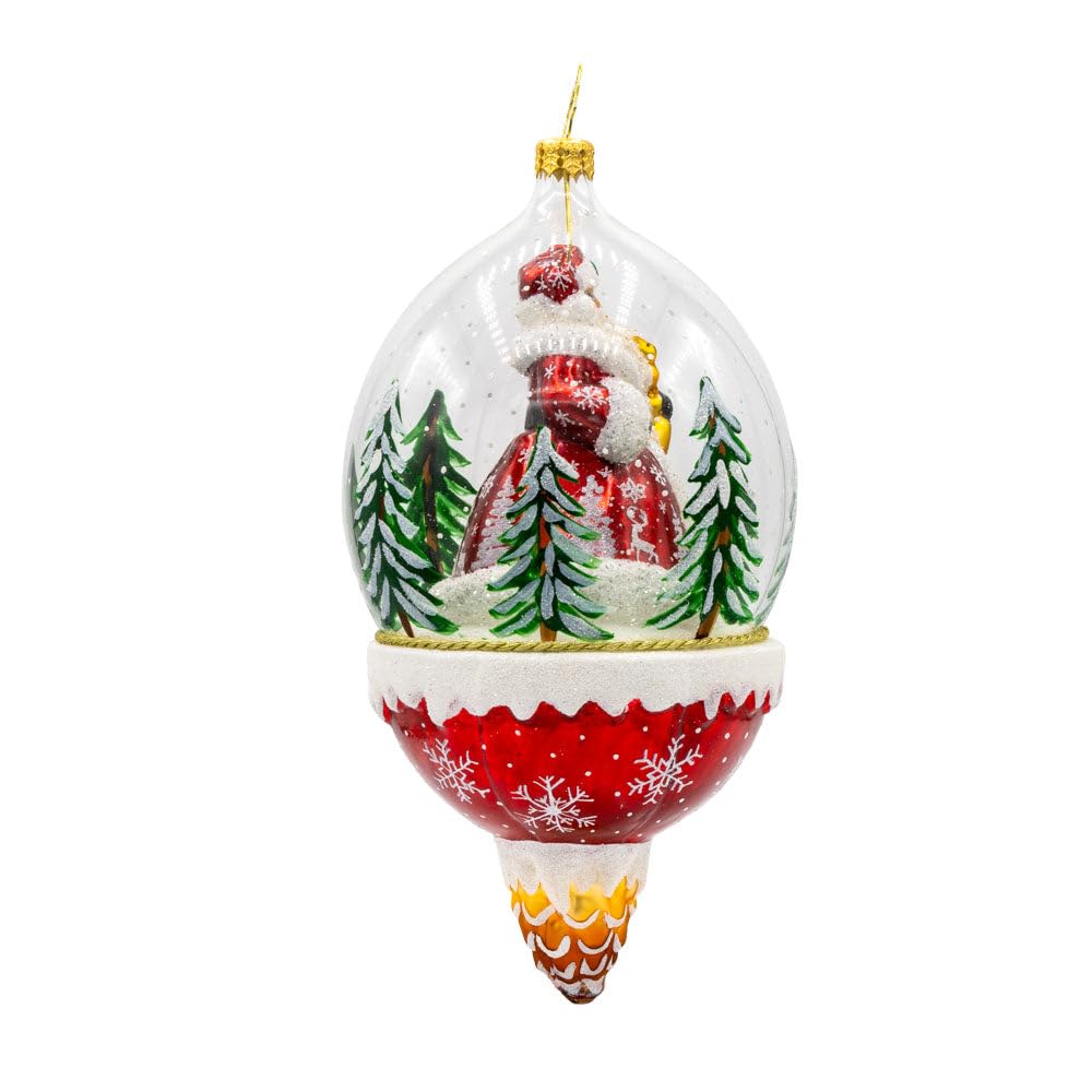 Christopher Radko Hand-Crafted European Glass Christmas Tree Decorative Ornament, Winter Wanderlust