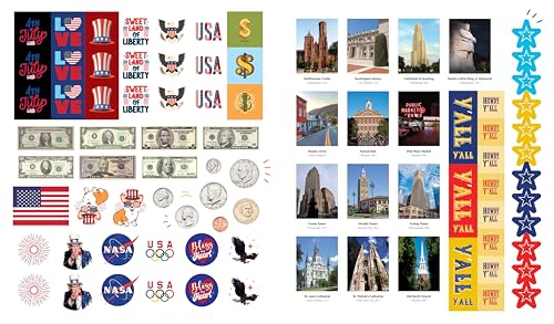 1,000 Stickers: USA: Discover the Wonders of America with Fun Stickers from Every State! (Regional Sticker Books)