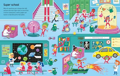 First Sticker Book Superheroes