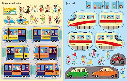 First Sticker Book Trains (First Sticker Books)