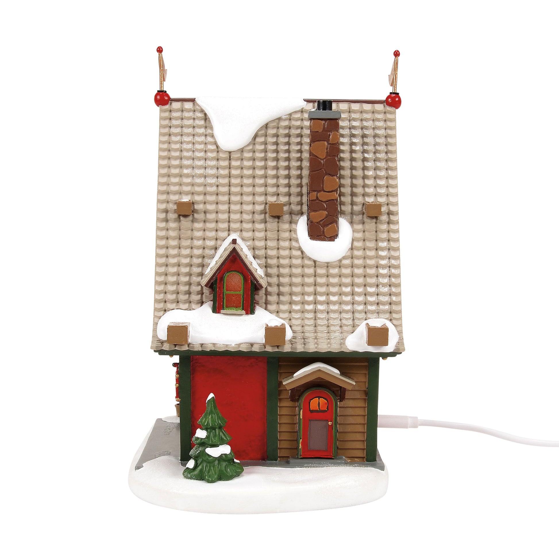 North Pole Village 50th Reindeer Acres Stable - PREORDER