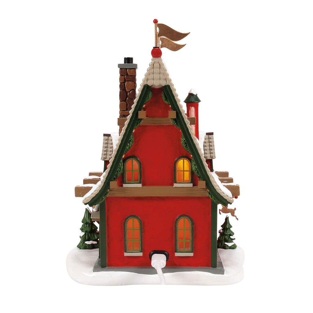 North Pole Village 50th Reindeer Acres Stable - PREORDER