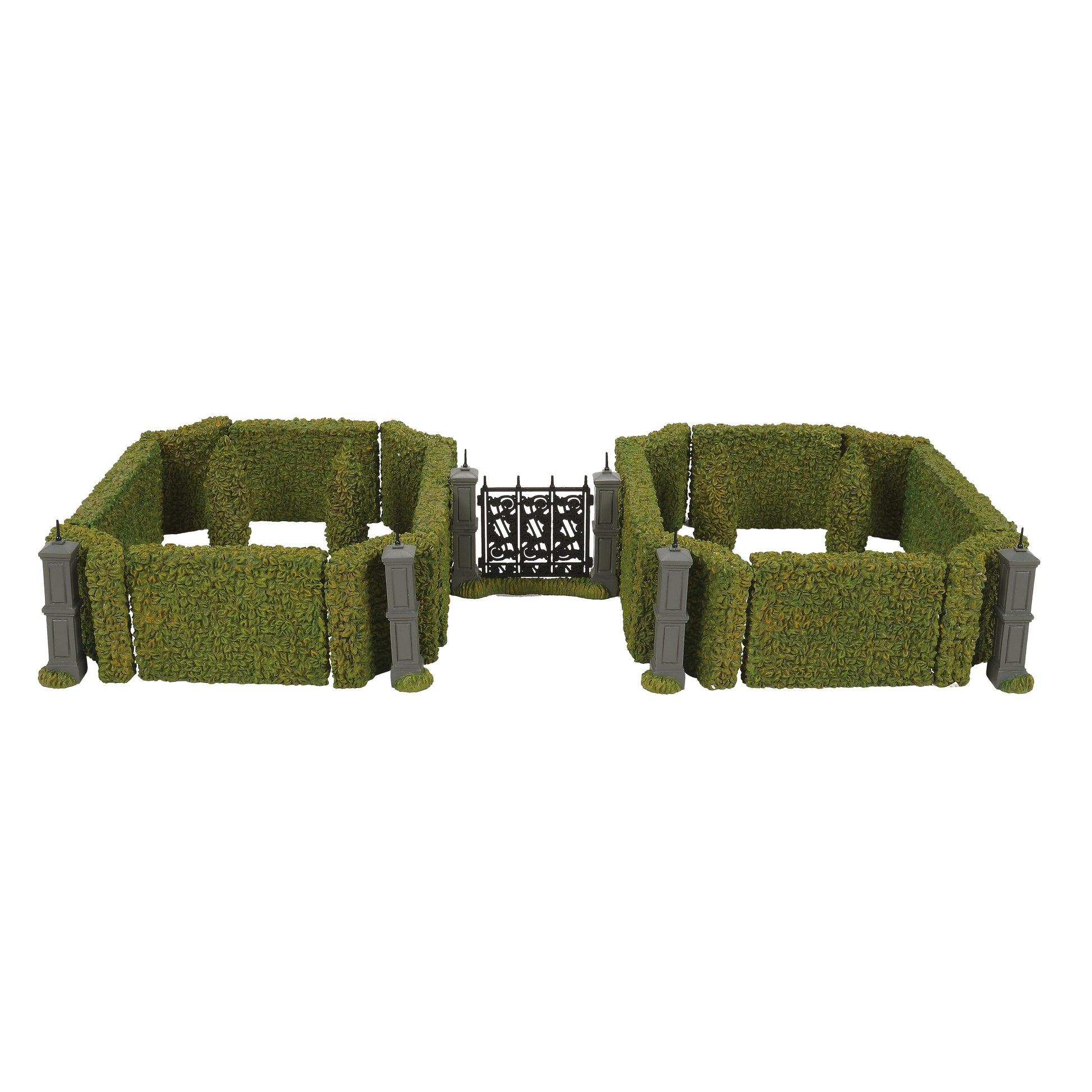 Harry Potter Village Malfoy Manor Hedge & Gate Set