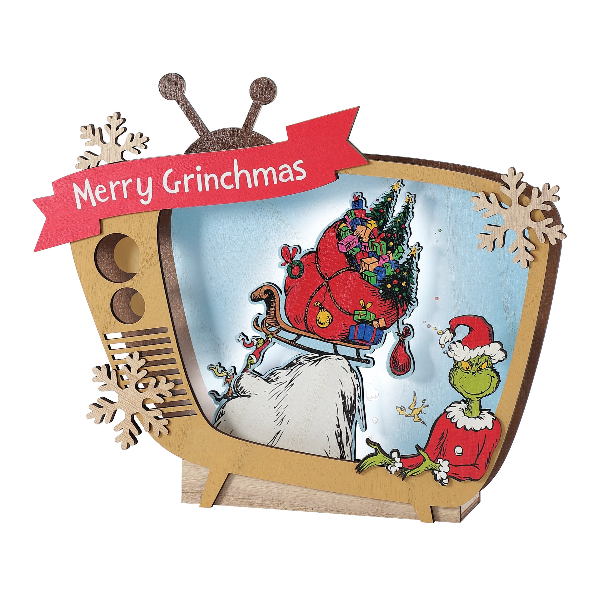 Flourish Grinch TV Table Decor