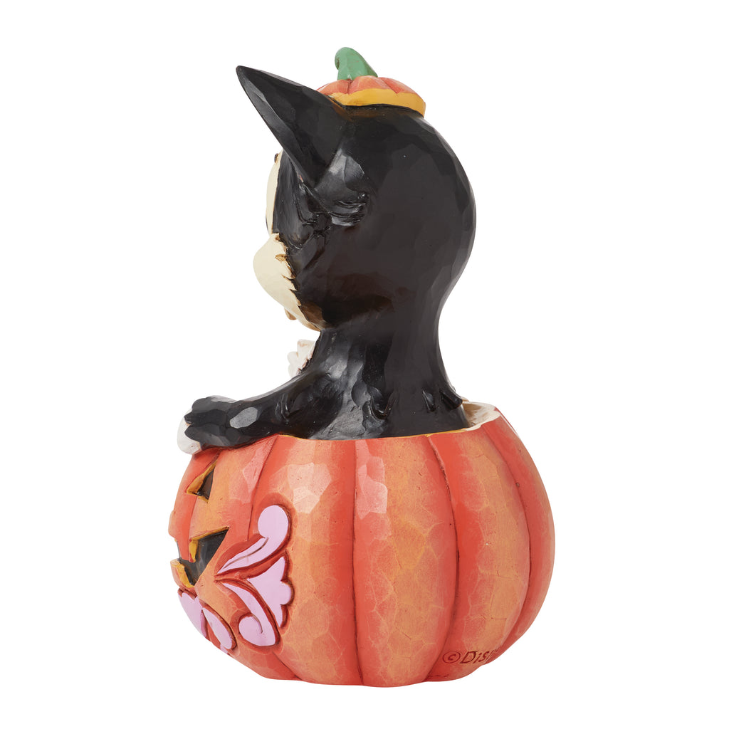 Disney Traditions Figaro in Jack-O-Lantern