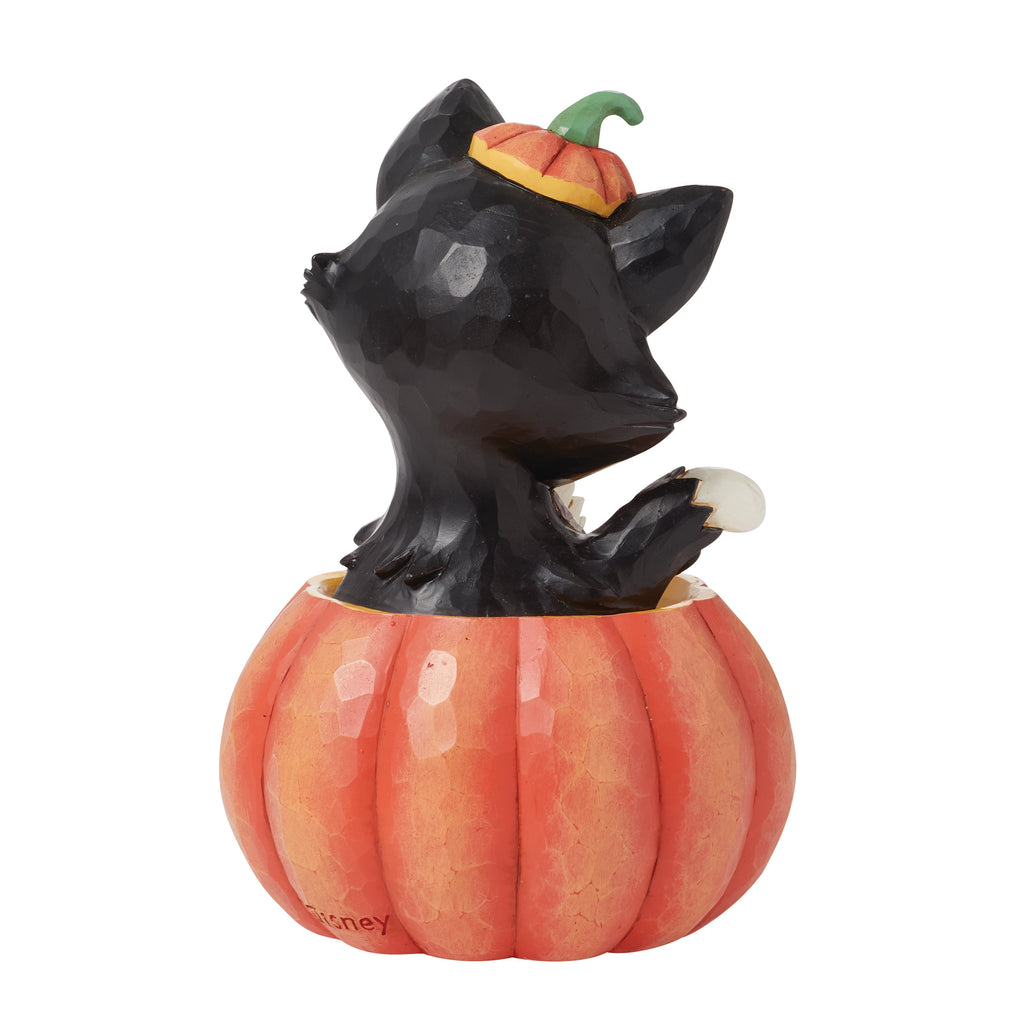 Disney Traditions Figaro in Jack-O-Lantern