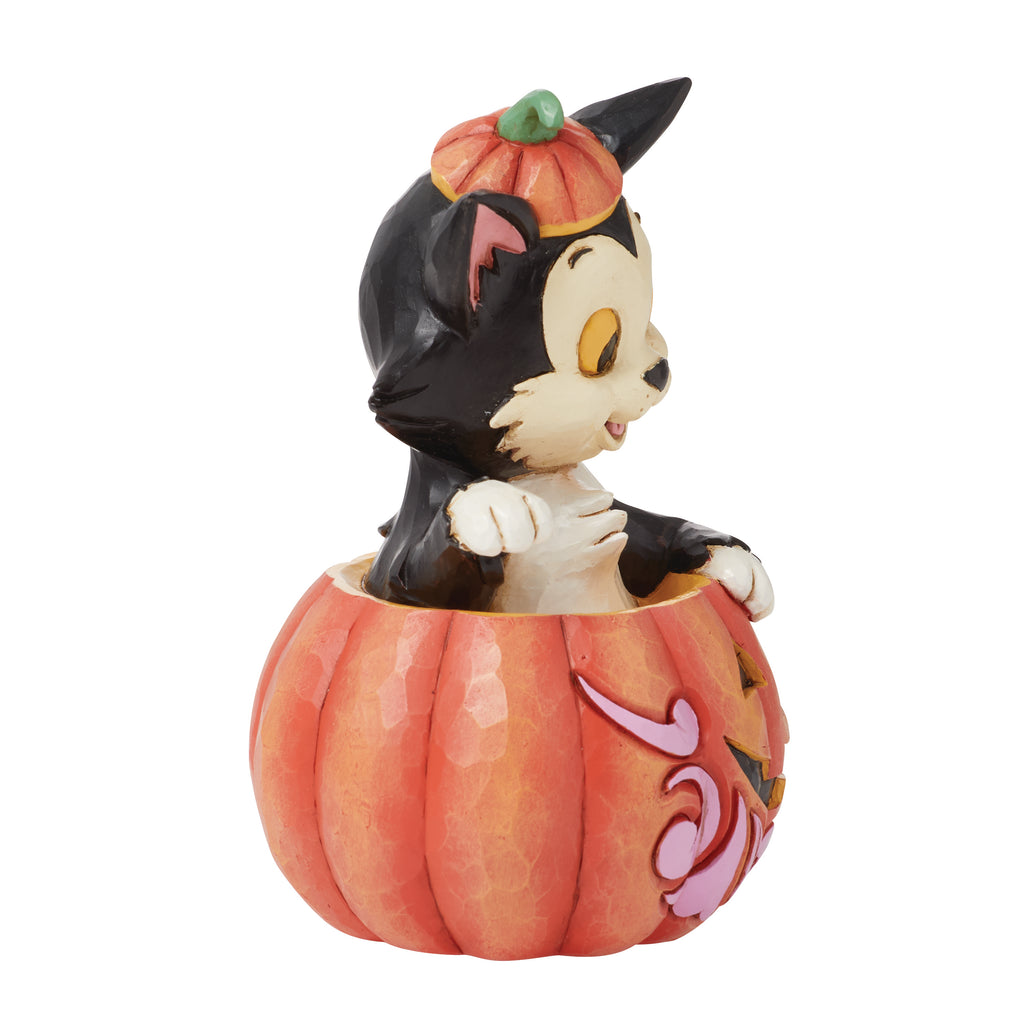 Disney Traditions Figaro in Jack-O-Lantern