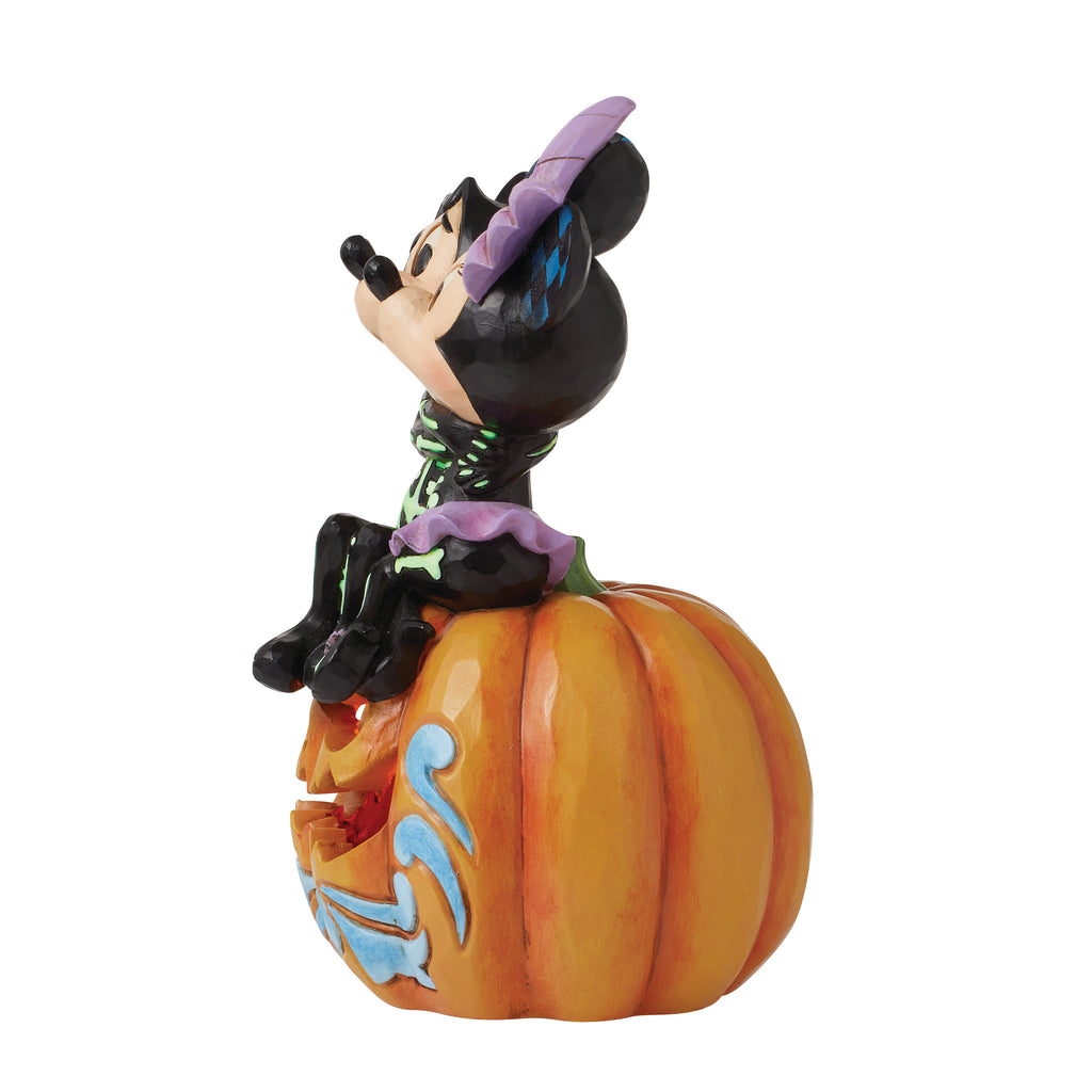 Disney Traditons Mickey & Minnie Scared Figurine