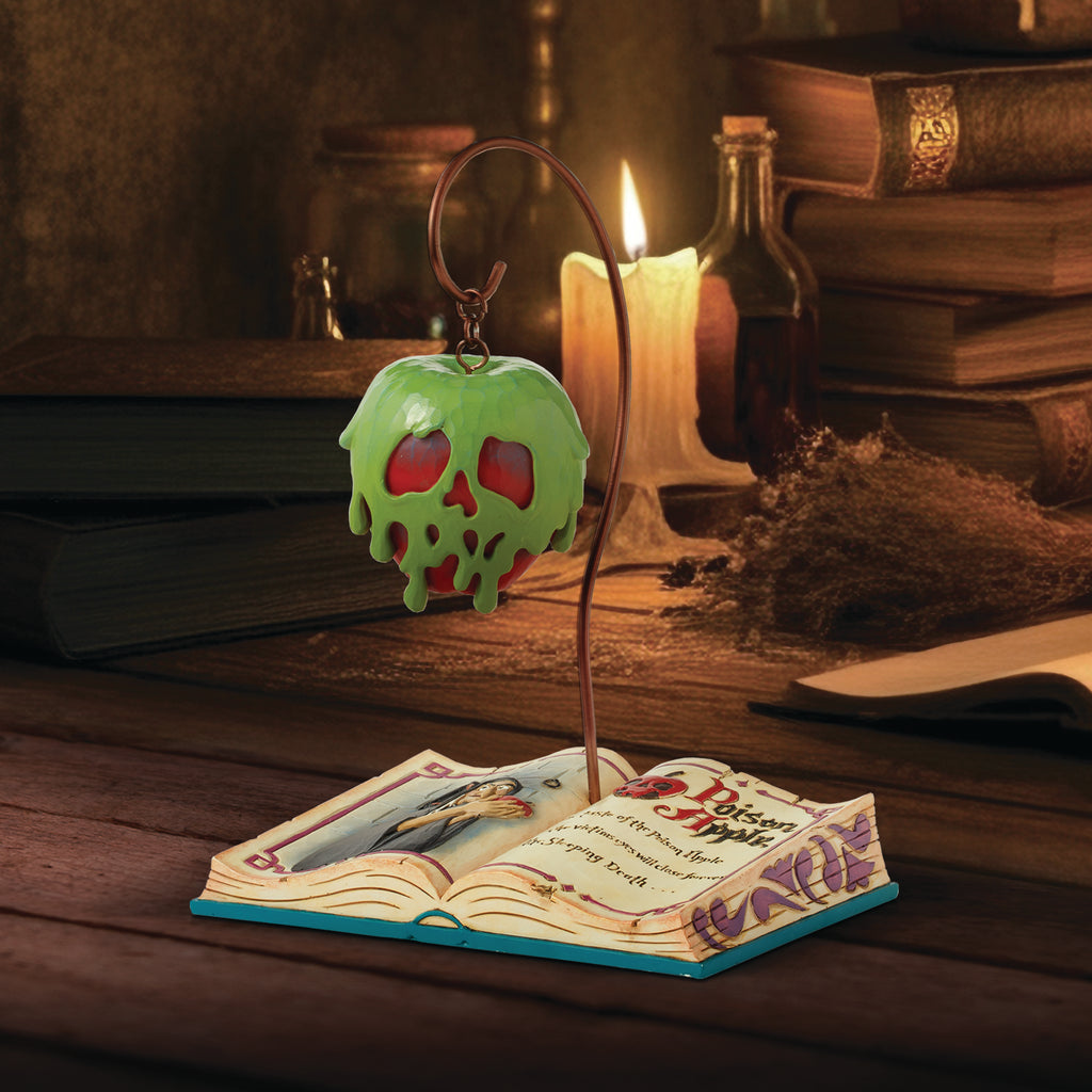 Disney Traditions Fig Poisoned Apple Book