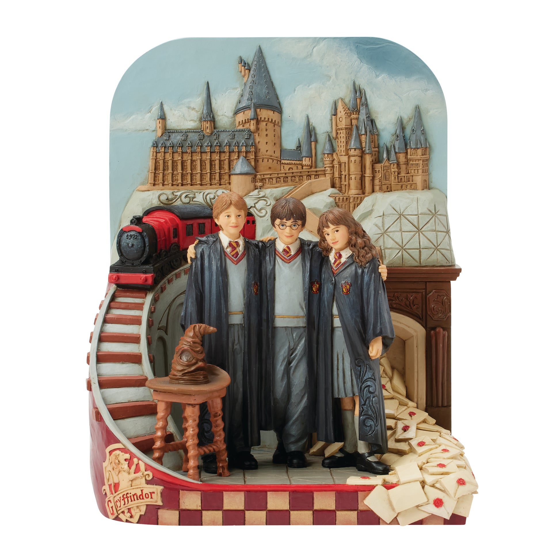 Harry Potter Trio Hogwarts & Train by Jim Shore