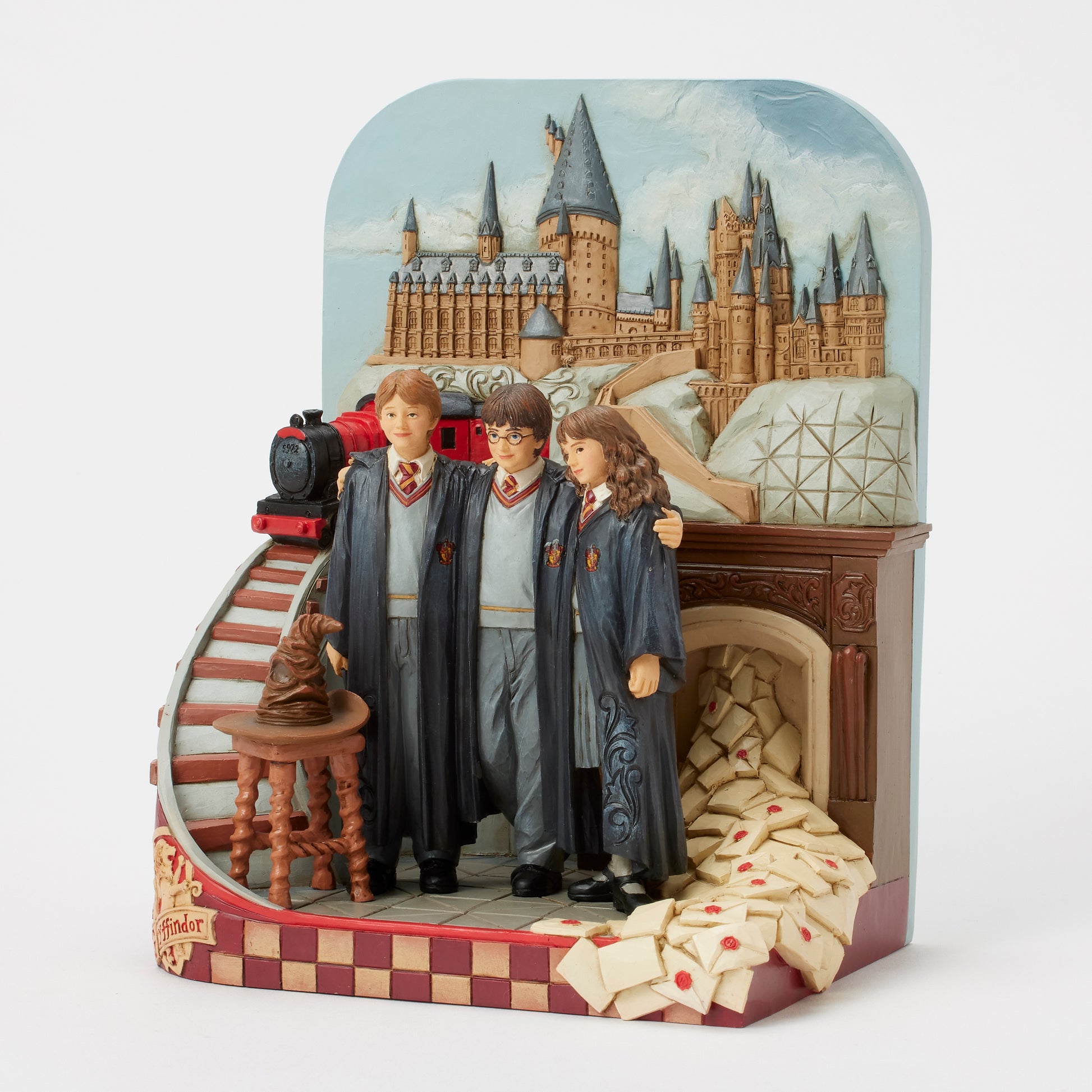Harry Potter Trio Hogwarts & Train by Jim Shore