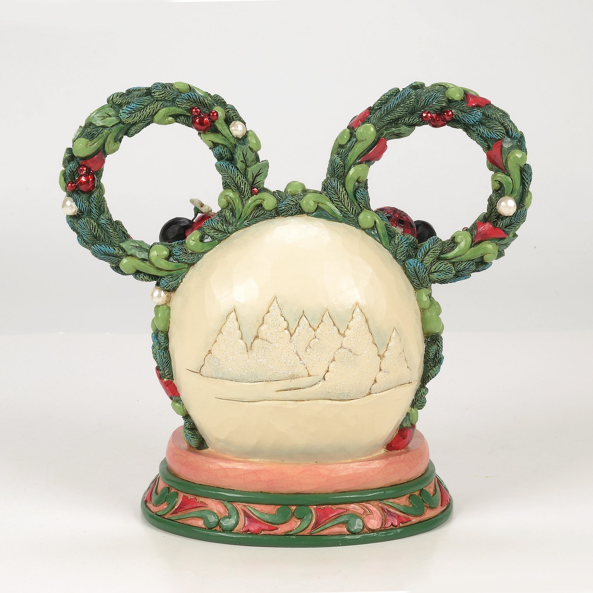 Disney Traditions Mickey & Minnie Holiday Wreath LED