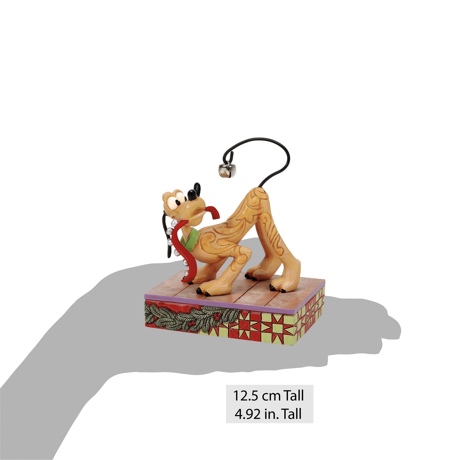 Disney Traditions Pluto Christmas Bell on Tail