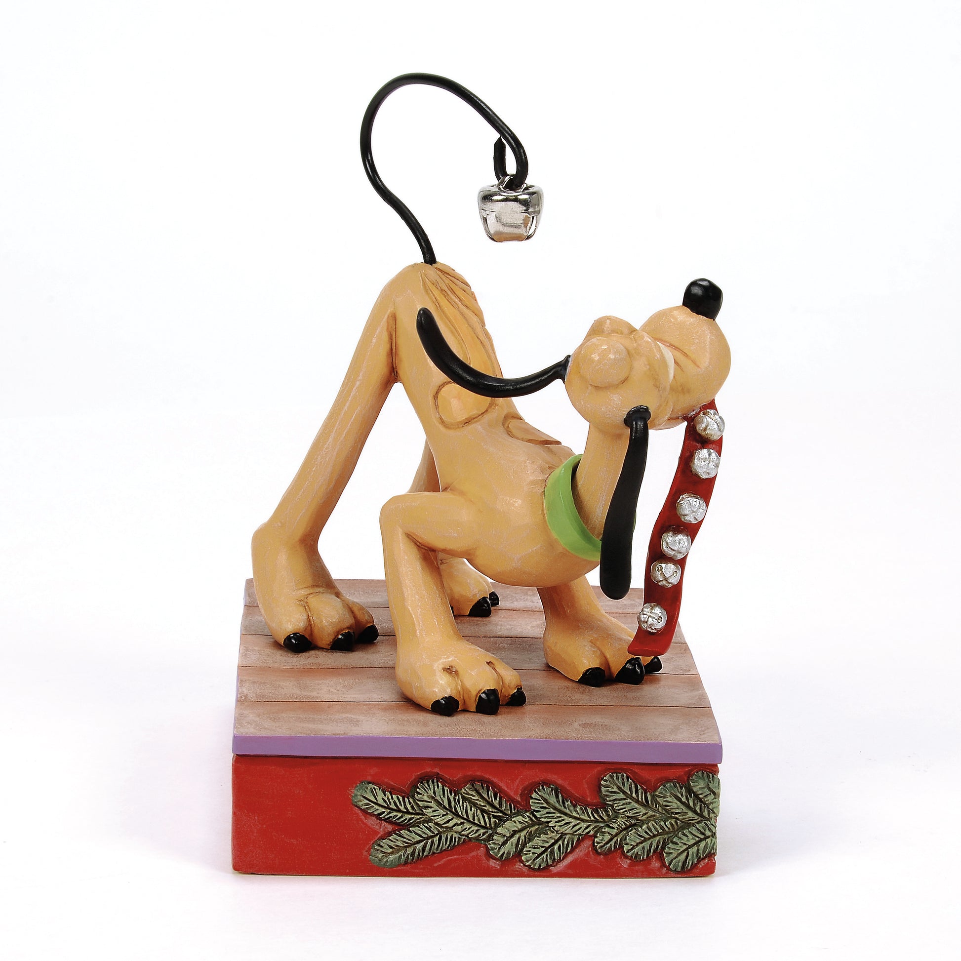 Disney Traditions Pluto Christmas Bell on Tail