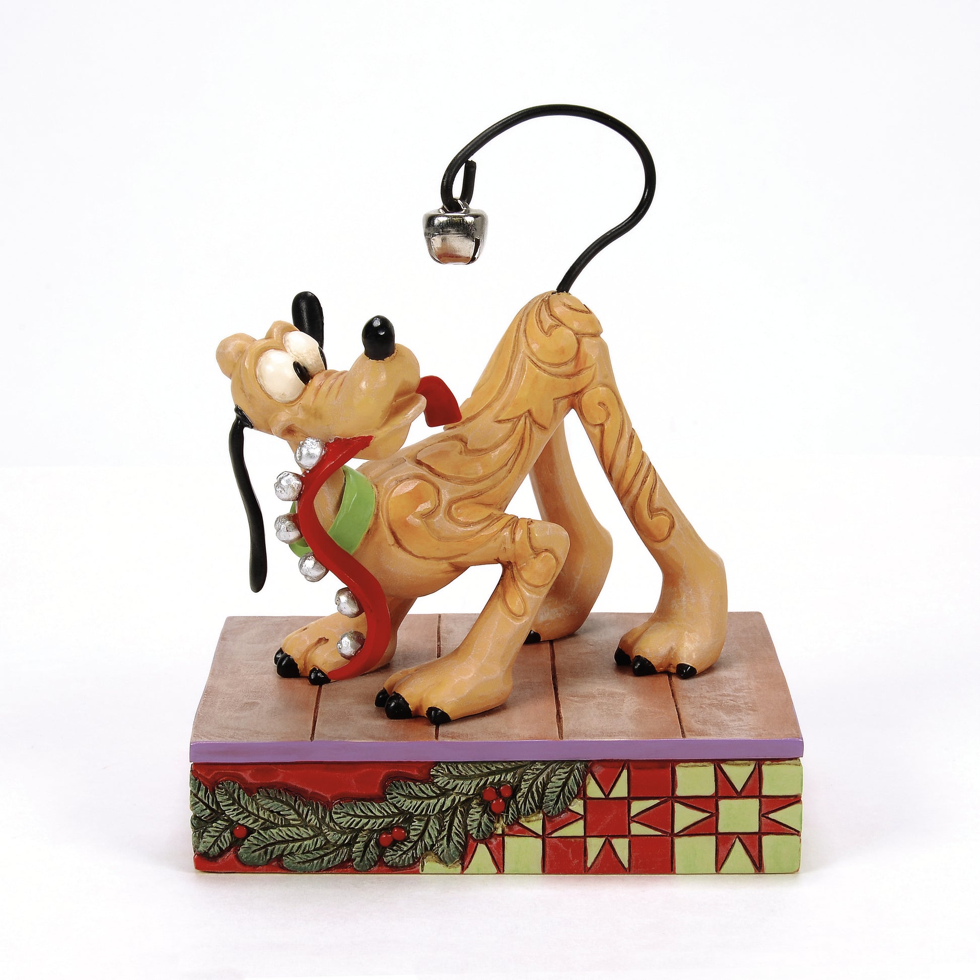 Disney Traditions Pluto Christmas Bell on Tail