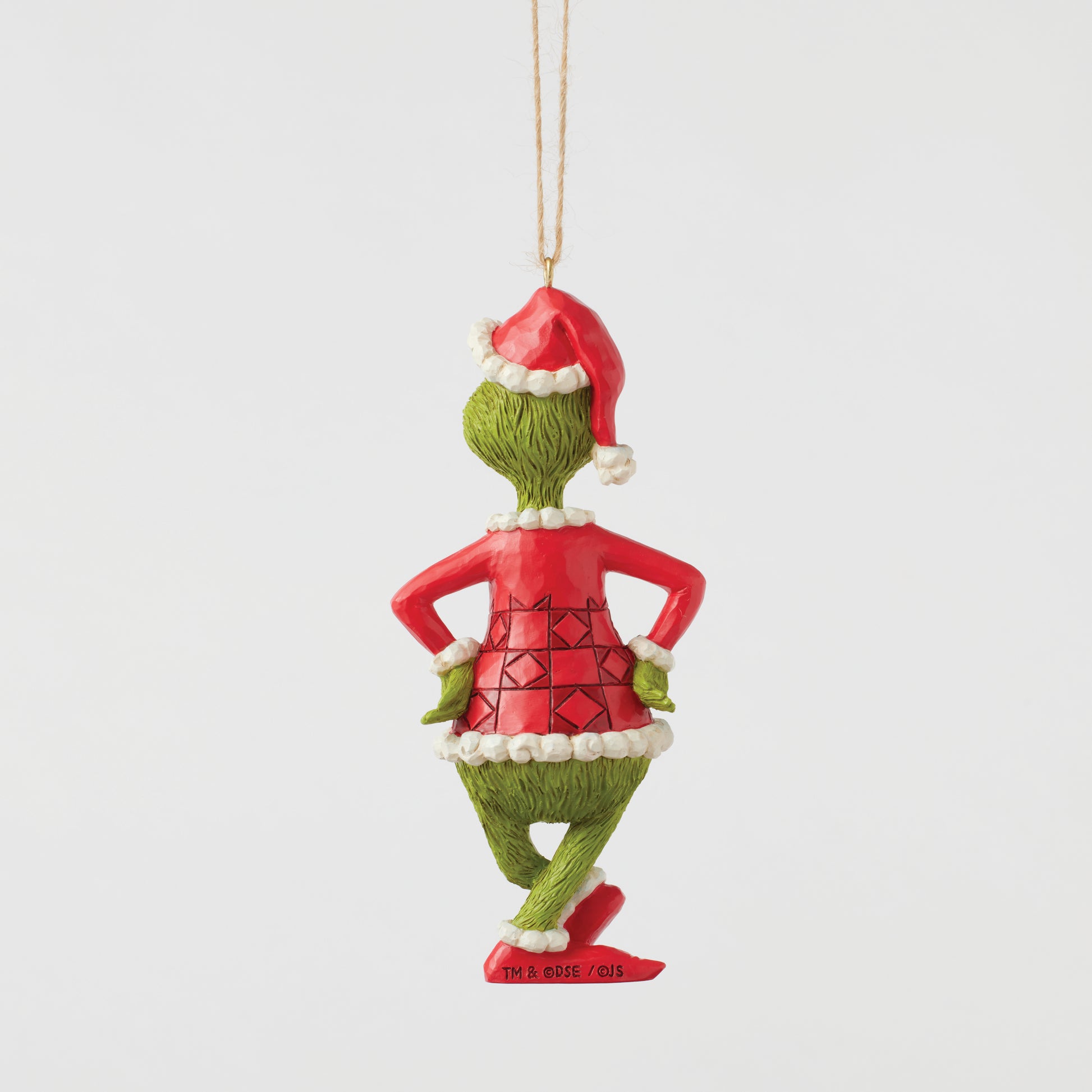 Jim Shore Grinch with Hands on Hips Ornament