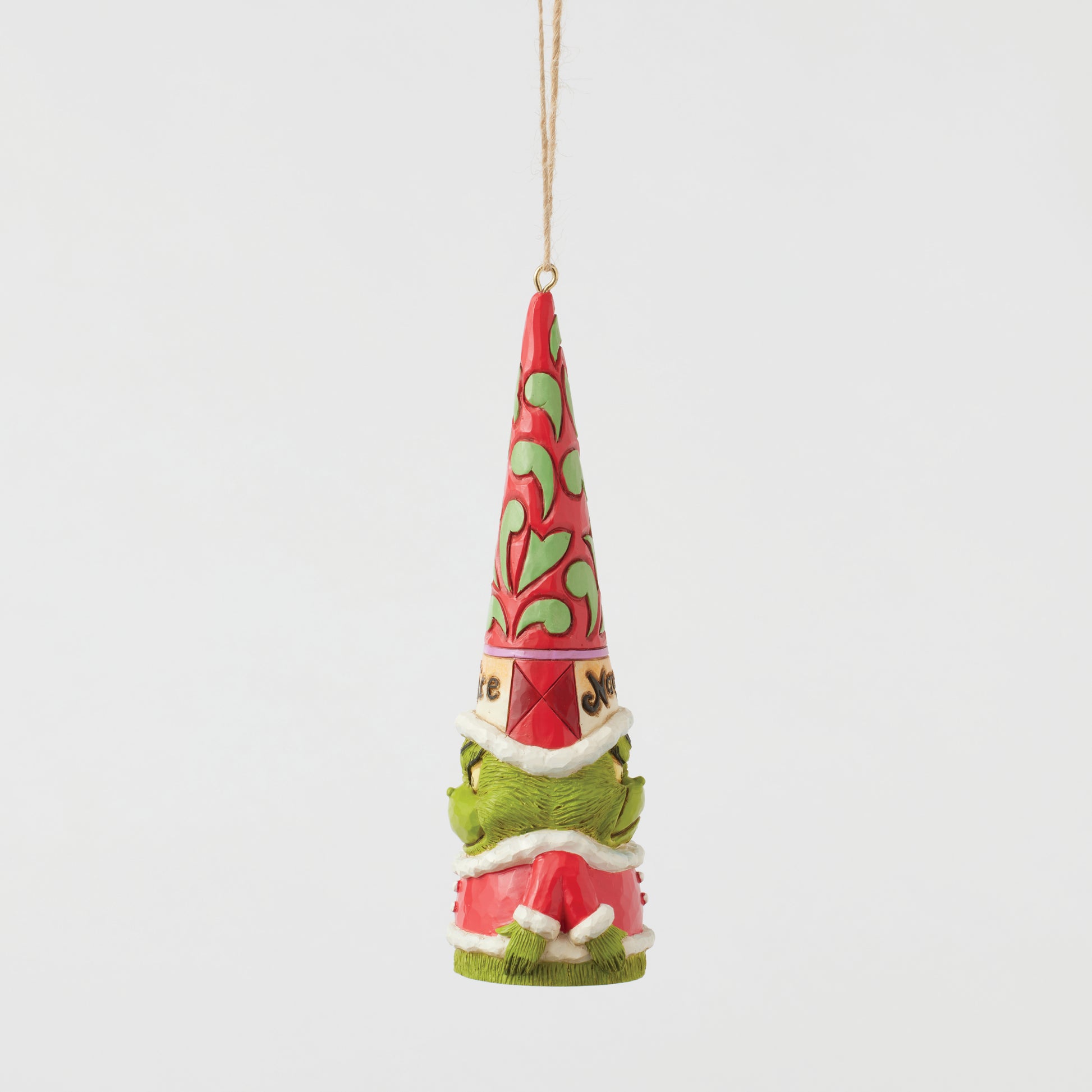 Jim Shore Grinch Gnome Naughty/ Nice Ornament