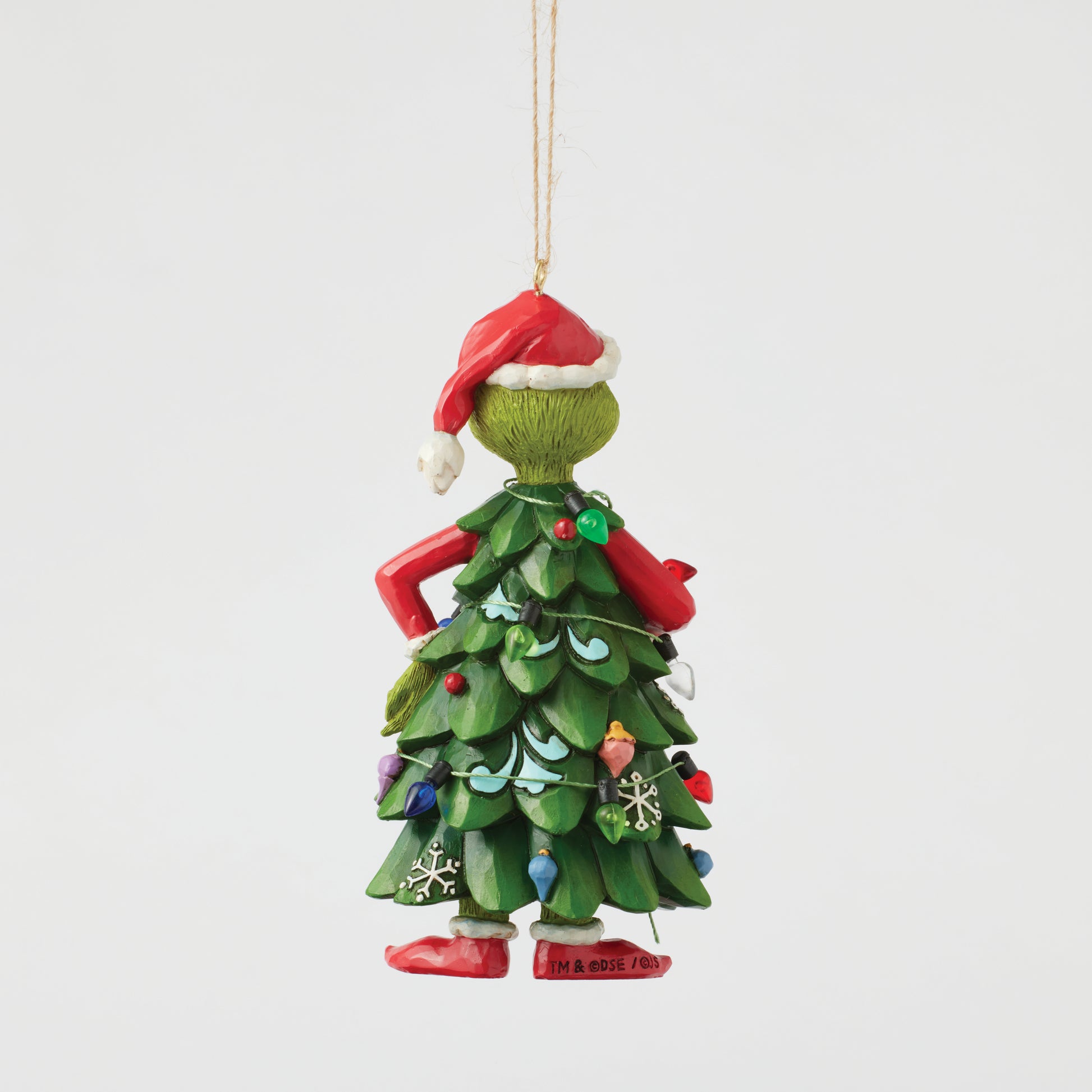 Jim Shore Grinch Dressed at Christmas Tree Ornament
