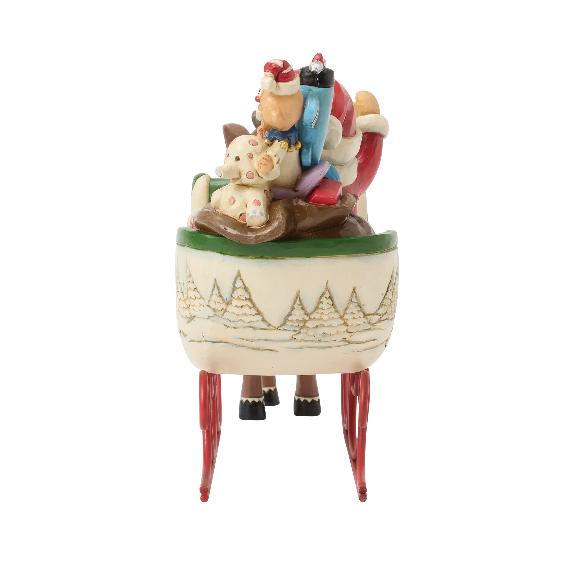 Rudolph Pulling Santa in Sleigh by Jim Shore