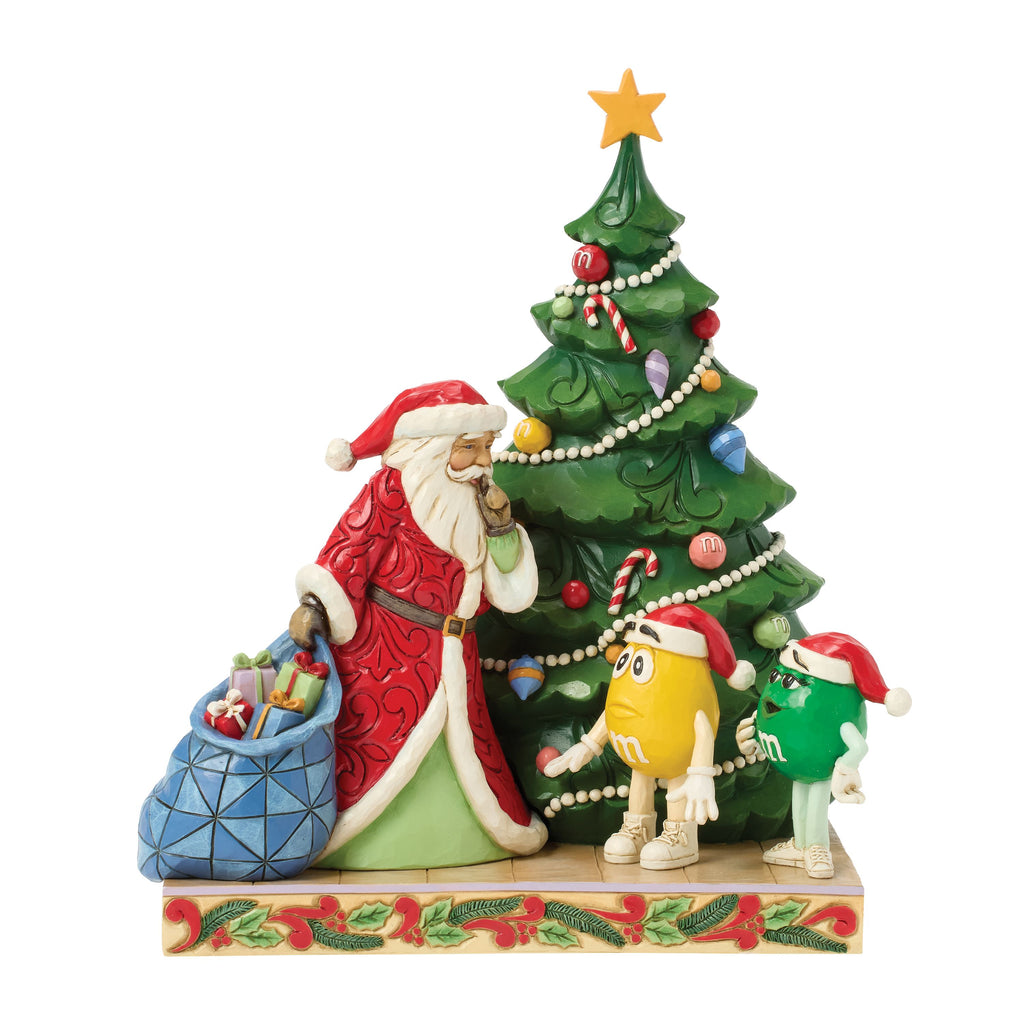 Santa with M&Ms "He Exists" by Jim Shore