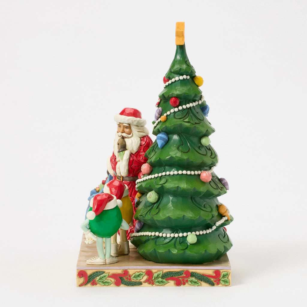 Santa with M&Ms "He Exists" by Jim Shore