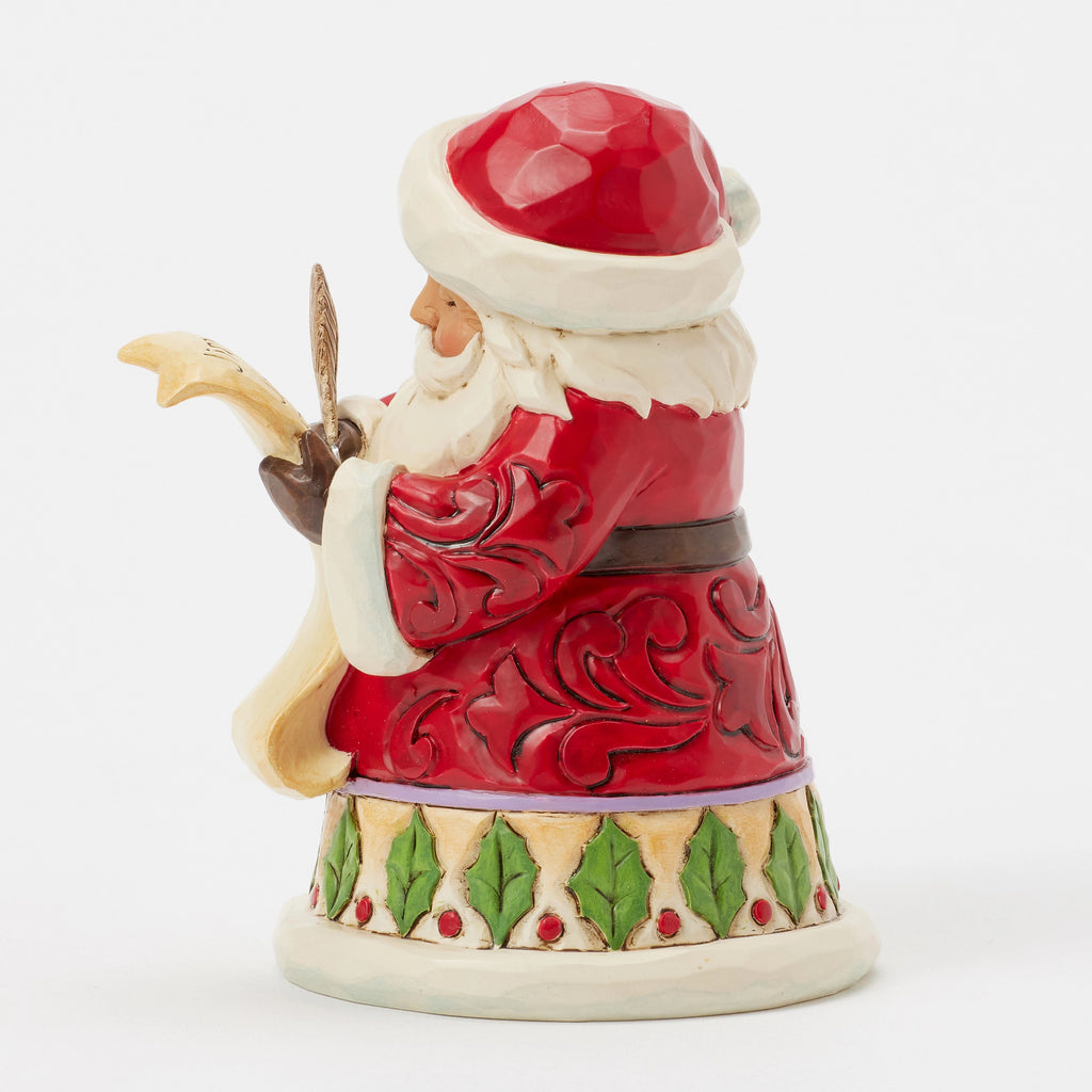 Jim Shore Santa With List Mini