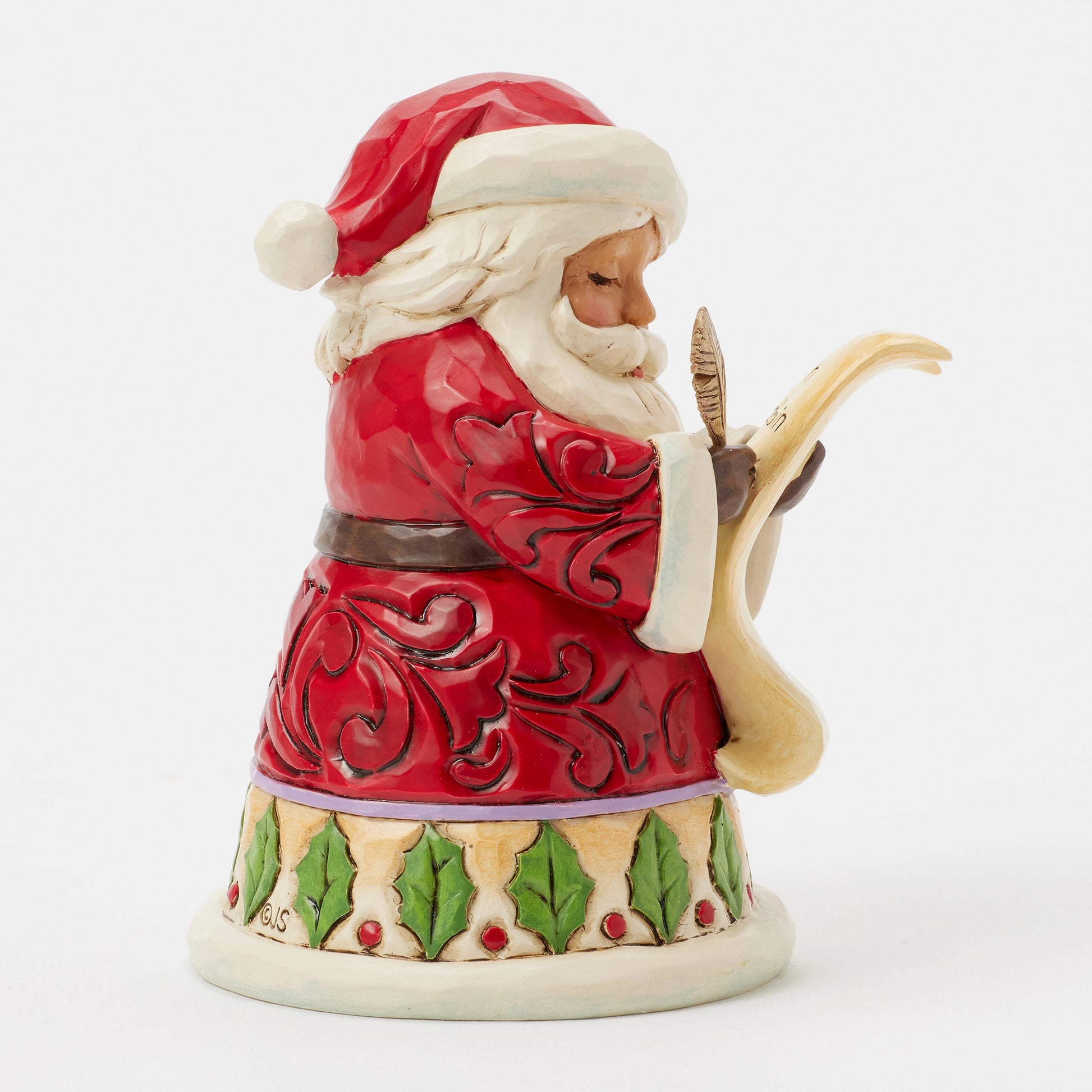 Jim Shore Santa With List Mini