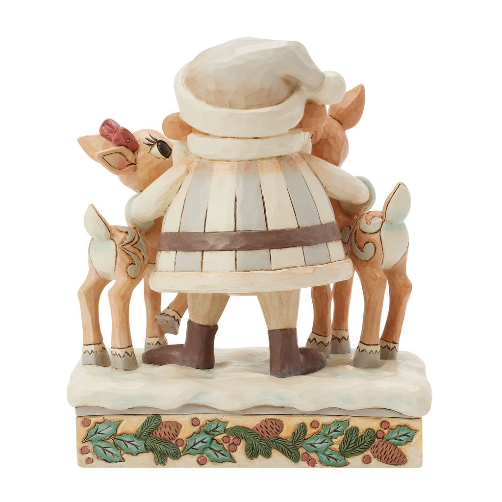 Woodland Santa with Rudolph and Clarice by Jim Shore